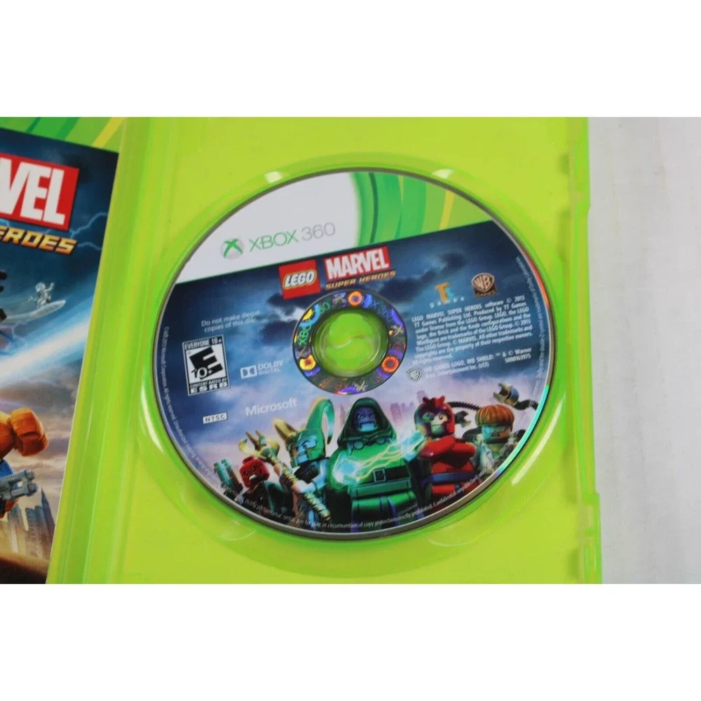 LEGO Marvel Super Heroes Microsoft Xbox 360 Video Game CIB Complete
